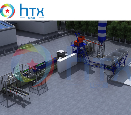 Precast конкретная машина Doser машины фидера прессформы плиты крыши влажная бросая