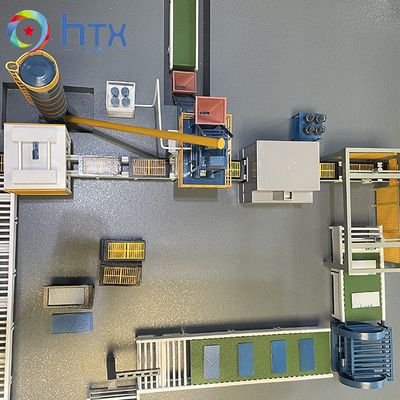 Paver делая производственную линию панелей кирпичной стены Faux машины 3D