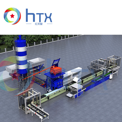 220V Precast конкретная производственная линия влажного бросания оборудования искусственная каменная