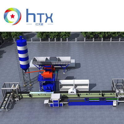220V Precast конкретная производственная линия влажного бросания оборудования искусственная каменная