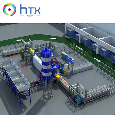 Precast конкретный Paver машинного оборудования производственных линий влажный брошенный делая машину