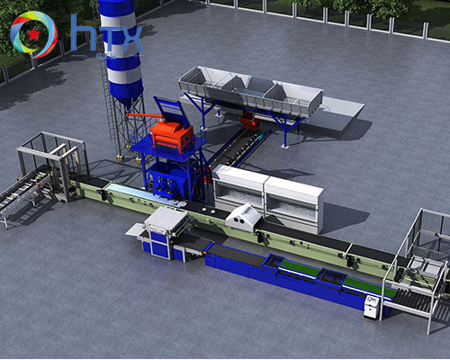 Машинное оборудование 220V 7000*1000*1800mm мотора системы управления PLC влажное брошенное