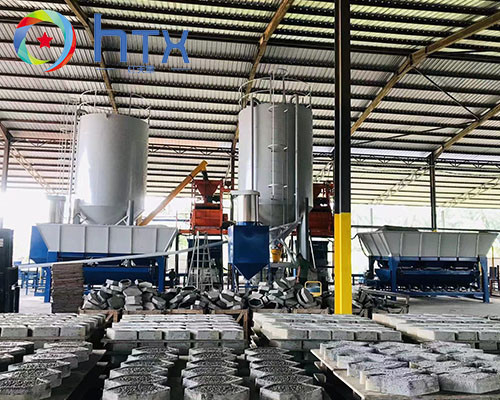 Управление PLC производственной линии 7000*1000*1800mm Paver машинного оборудования наивысшей мощности влажное брошенное пластиковое