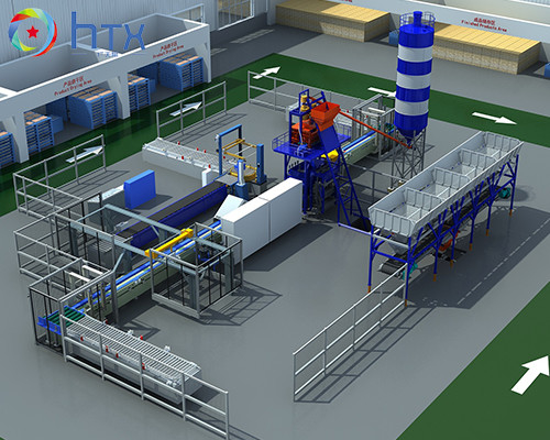 1000 - автомобиль производственной линии камня облицовки 1500m2 2000kg из машинного оборудования Demoulding влажного брошенного