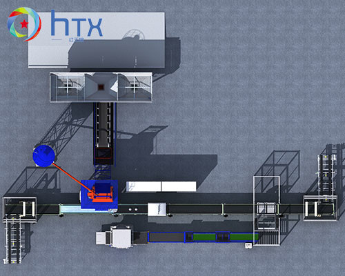 Производственная линия стенных панелей с автоматическим режимом работы