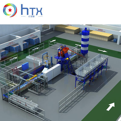 Система управления ПЛК Мокрые литые машины для предварительного литья бетонного оборудования