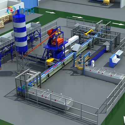 мостовая конкретной плитки precast